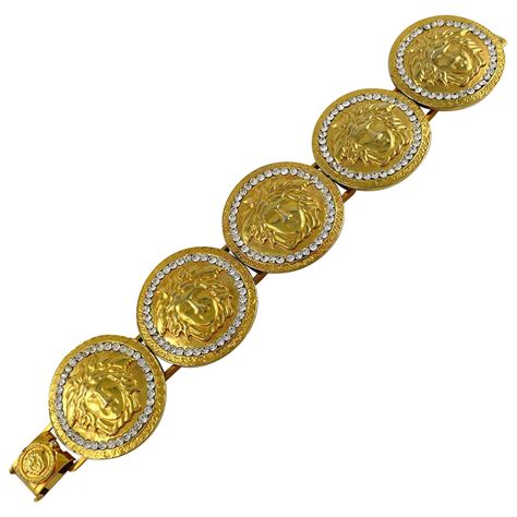 versace gold bracelet for sale|gianni versace bracelet.